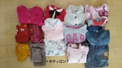 女の子　まとめ売　秋冬　80 90 ラルフローレン　カーディガン　ペプラムのサムネイル