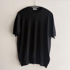 JOHN SMEDLEY HILCOTE クルーネックTシャツ ブラック XL - メルカリ