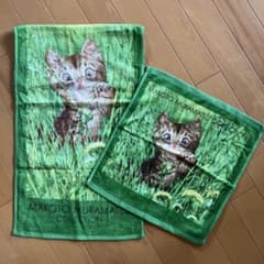 MAKOTO MURAMATSU COLLECTION 猫 タオル 2枚セットのサムネイル