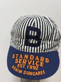 DENIM DUNGAREE Bパッチ ワッペン ヒッコリー キャップ 58 - メルカリ