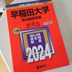 早稲田大学(政治経済学部) 赤本 [2024年度用 過去問] - メルカリ