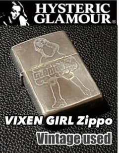 Hysteric Glamour VIXEN GIRL Zippo used - メルカリ