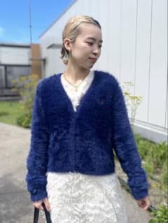 24AW レイビームス別注 フレッドペリー フラッフィーカーディガン