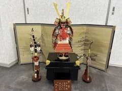 【正絹 五月人形 甲冑飾り】翔雲作 弓太刀・屏風付 Samurai Armor 正絹 五月人形 甲冑飾り】翔雲作 弓太刀・屏風付 Samurai Armor - メルカリ