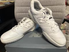 【新品】New Balance 550 白 スニーカー 29.5cm ※箱難ありのサムネイル