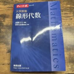 チャート式 大学教養 線形代数 加藤文元 監修のサムネイル