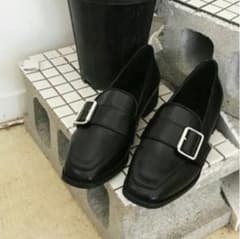 バックル付ローファー 美品のサムネイル
