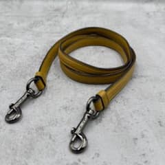 4465 美品 COACH ショルダーストラップ ベージュ ブラウン レザーのサムネイル