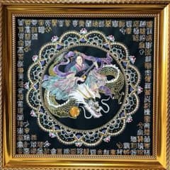【開運✴︎金龍/弁財天】巨大・曼荼羅アート 龍体文字&篆書体 108体 34cm角 m70965698693_1.jpg?1771228994
