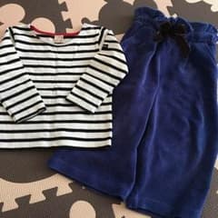 petit mainトップス.パンツセット売り90のサムネイル