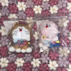 【新品未開封】セット100%ドラえもん&フレンズ展　キーチェーン（柴犬） (桜)のサムネイル