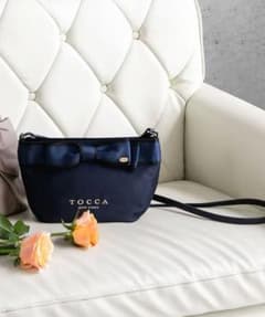 BICOLOR RIBBON POCHETTE ポシェット ネイビー - メルカリ