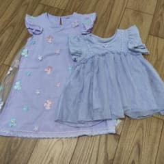 キッズ チュニック 2枚セット 110cm 6Yのサムネイル