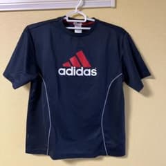 adidas ネイビー Tシャツ L