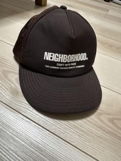 未使用に近い NEIGHBORHOOD メッシュキャップ 夏に最適 ブラック系