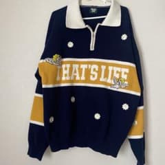 THAT'S LIFE ニットセーター ネイビーのサムネイル