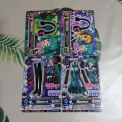 アイカツ　初音ミク4枚セットのサムネイル