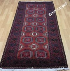 SALE ペルシャ絨毯 バルーチ 手織り 185x97cmウール balouch - メルカリ