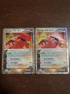 マグマ団のグラードン 25th 2枚setのサムネイル