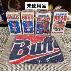未使用 大阪近鉄バファローズ ボブルヘッドフィギュア 応援タオル 