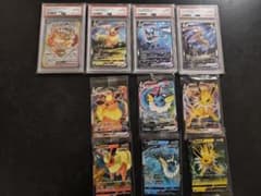 PSA10ブースター シャワーズ サンダース 夏ポケカ イーブイ中国10枚