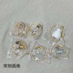 けだまだま コンプリート 猫 キーホルダー 6種セット 猫の毛入れ ストラップのサムネイル