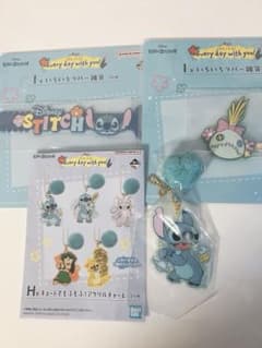 ディズニー スティッチ 1番くじ H賞 I賞 アクリルチャーム ラバーのサムネイル