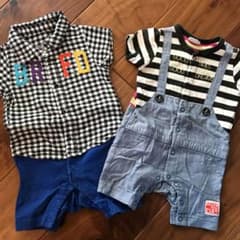 半袖ロンパース2枚セットのサムネイル
