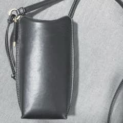 ロエベ LOEWE ゲートポケット レザー ショルダーバッグ ブラック　黒のサムネイル