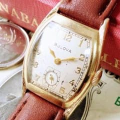 3800【渋くてお洒落】メンズ 腕時計 ブローバ 動作品 アンティーク 手 