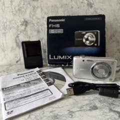 美品 Panasonic LUMIX DMC-FH6 コンデジ シルバー 箱付き - メルカリ