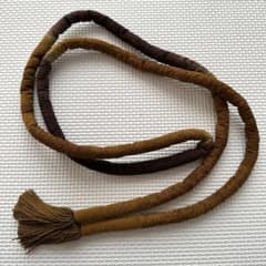 帯締め 茶色 焦茶色 和装小物のサムネイル