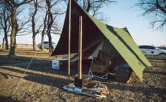GO Glamping タープ tc ヘキサタープ ポリコットン 焚き火可能のサムネイル