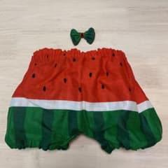 スイカのパンツ　夏　ダブルガーゼのサムネイル