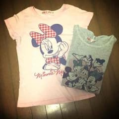 053 ディズニーTシャツ2枚SET/140のサムネイル