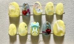 ハンドメイド ネイルチップ 人魚姫 マーメイドのサムネイル