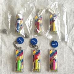 PEZ ミニチュア キーホルダー 6種セットのサムネイル