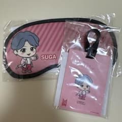 TinyTAN SUGA 아이 마스크 러기지 태그 세트