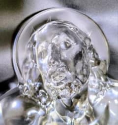 ルネ·ラリック　R·LALIQUE キリスト像　オブジェ　置物　フィギュリン ルネ·ラリック R·LALIQUE キリスト像 オブジェ 置物 フィギュリン