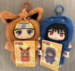 NARUTO 疾風伝 TOPTOY ぬいぐるみキーホルダー うちはサスケ ナルト疾風伝 TOPTOY ぬいぐるみキーホルダー サスケ ナルト2点