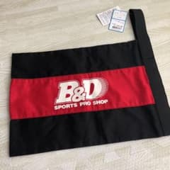 【totti様専用】B&D ／ シューズ袋 サッカー フットサル 赤黒のサムネイル