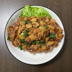 食品サンプル　豚肉と野菜の炒め物のサムネイル