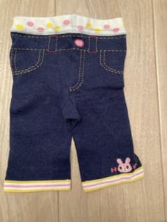【ホットビスケッツ】うさぎデニム風レギンスのサムネイル