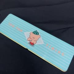 新品未使用 当時物 昭和レトロ 薄型 缶ペン ペンケース 筆箱 ブタ