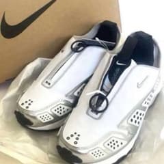 NIKE AIR ZOOM シルバー NIKEスニーカー エアマックスサンダー | Mercari