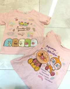 すみっコぐらし アンパンマン Tシャツ 2枚セットのサムネイル
