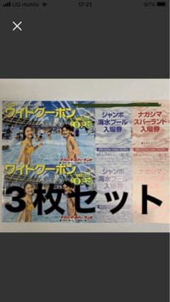 ナガシマスパーランド　ワイドクーポン3冊セットのサムネイル