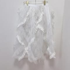 22SS タオコムデギャルソン チュールフリルスカート　透け感 22SS タオコムデギャルソン チュールフリルスカート 透け感 - メルカリ
