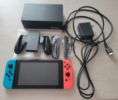 Nintendo Switch　新型　本体　液晶保護フィルム付　箱なしのサムネイル