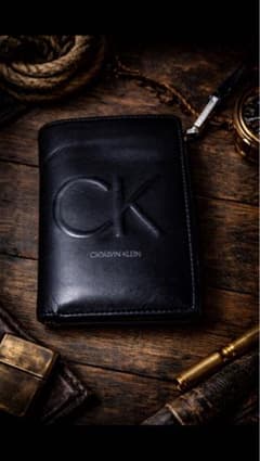 CK CALVIN KLEIN ブラック二つ折り財布のサムネイル